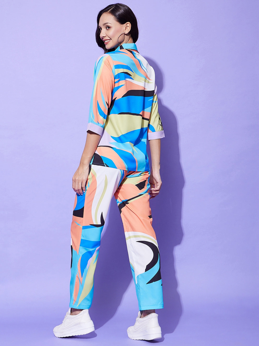 StyleStone Women's Multi Colored Printed Co-Ord Set