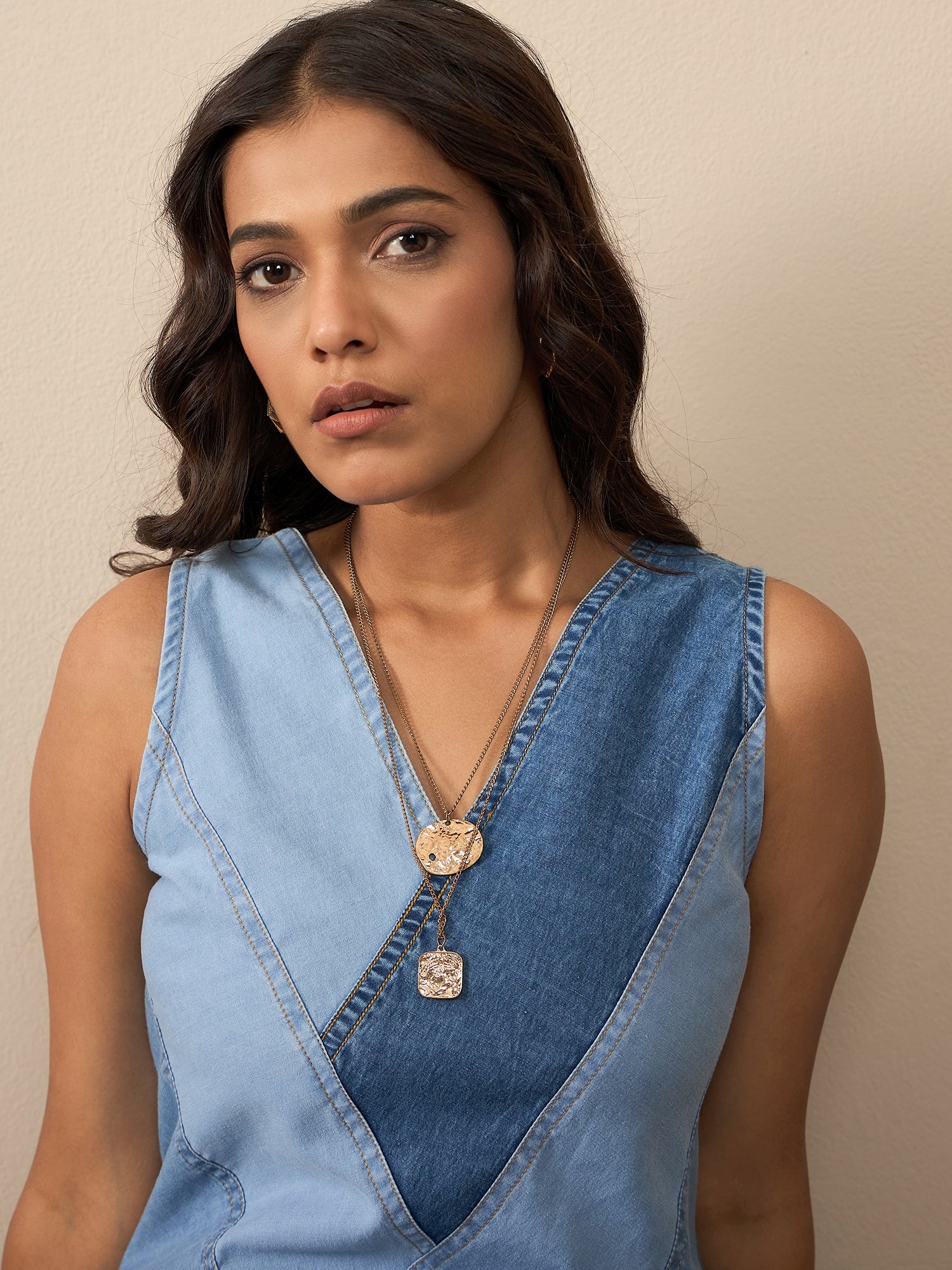 stylestone denim dress Women's Denim Dress With Front Zip