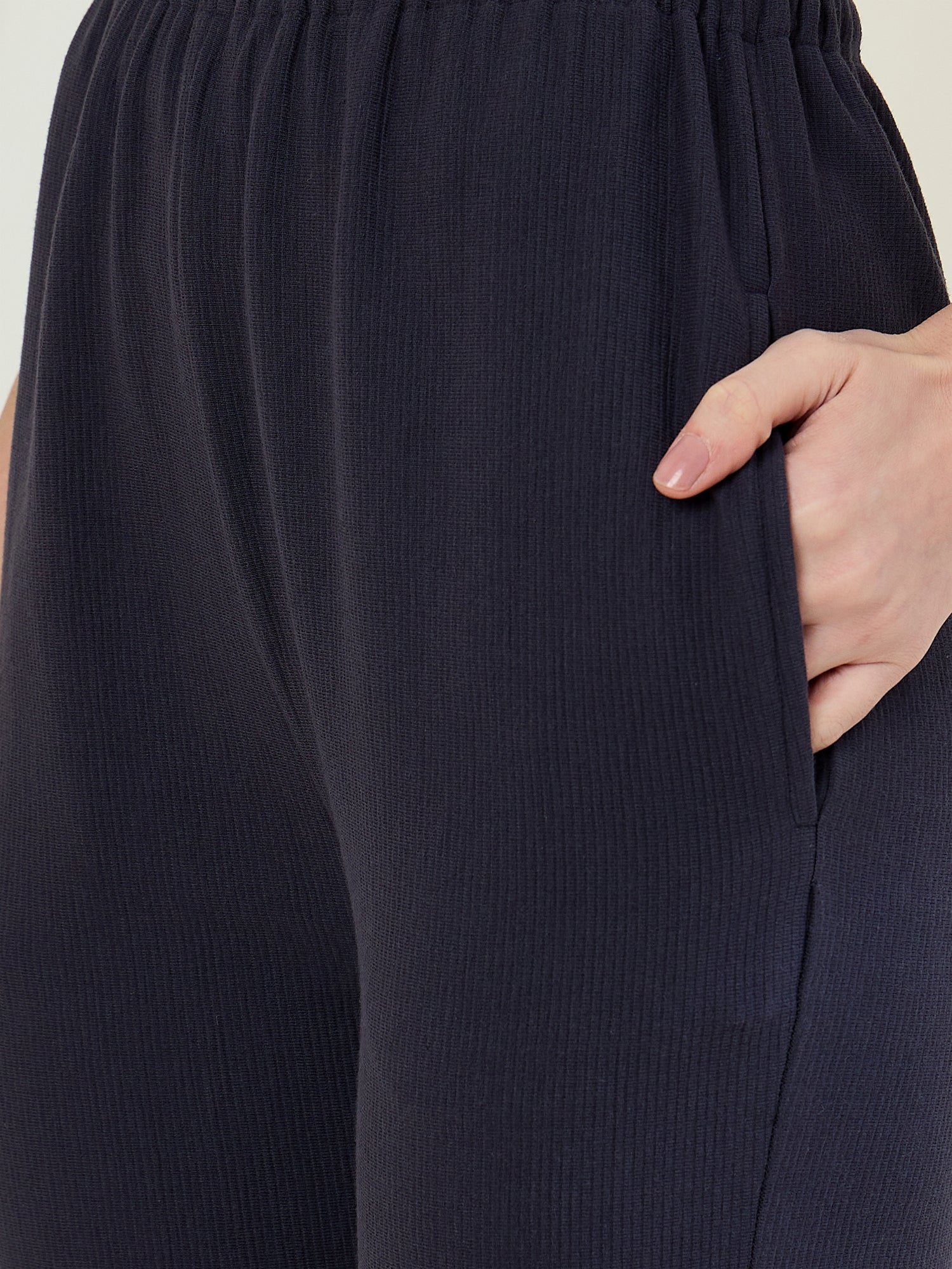 StyleStone Women's  Ribbed Cotton Co-Ord Set