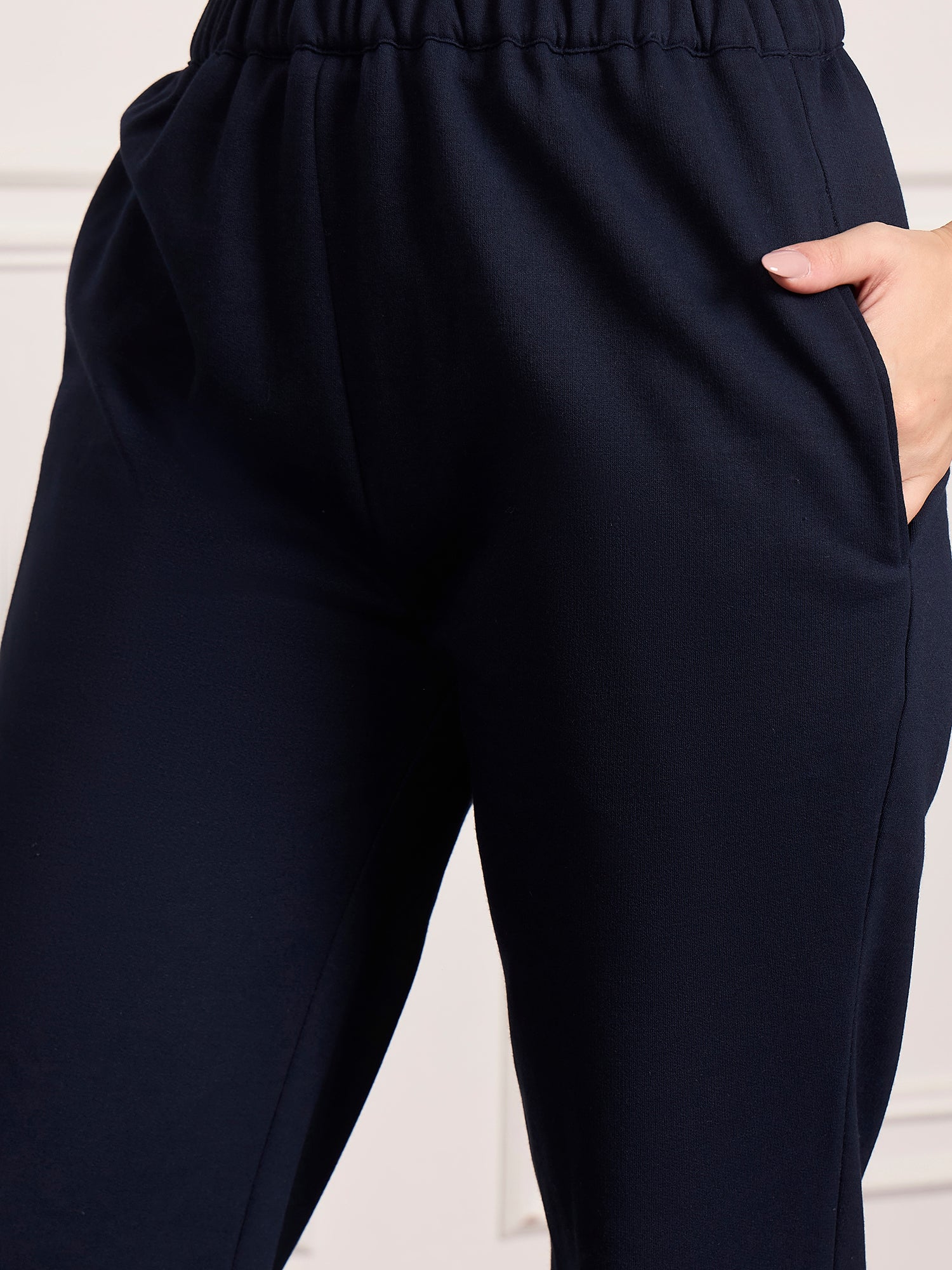 StyleStone Women's Fleece Tracksuit with Front Zip