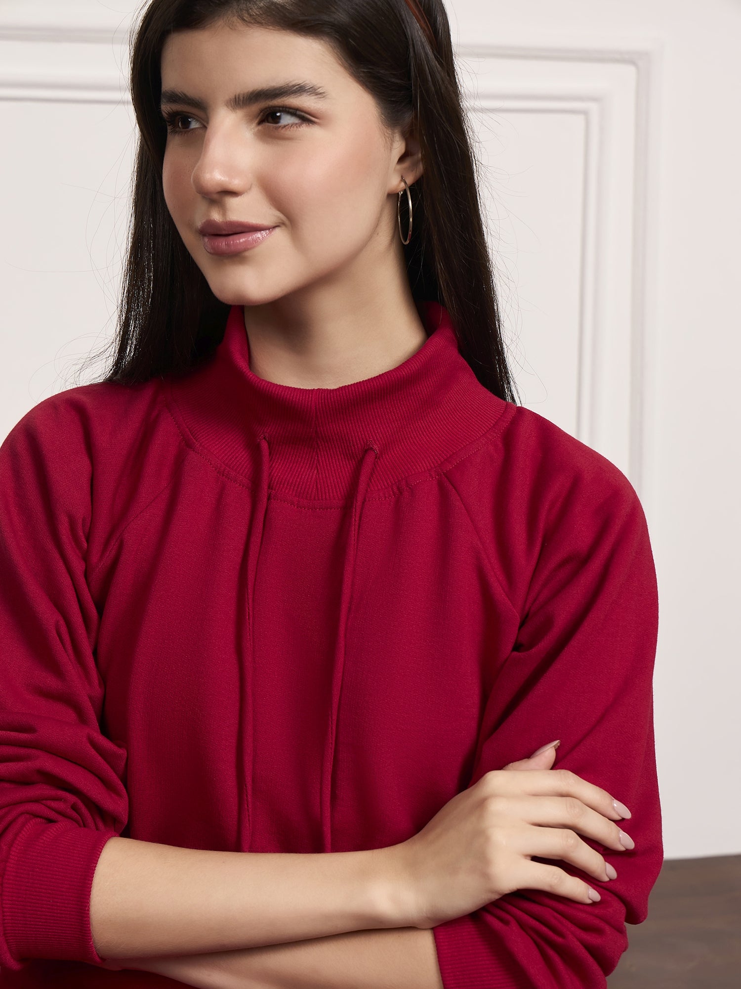 StyleStone Women's  Fleece Tracksuit with Drawstring