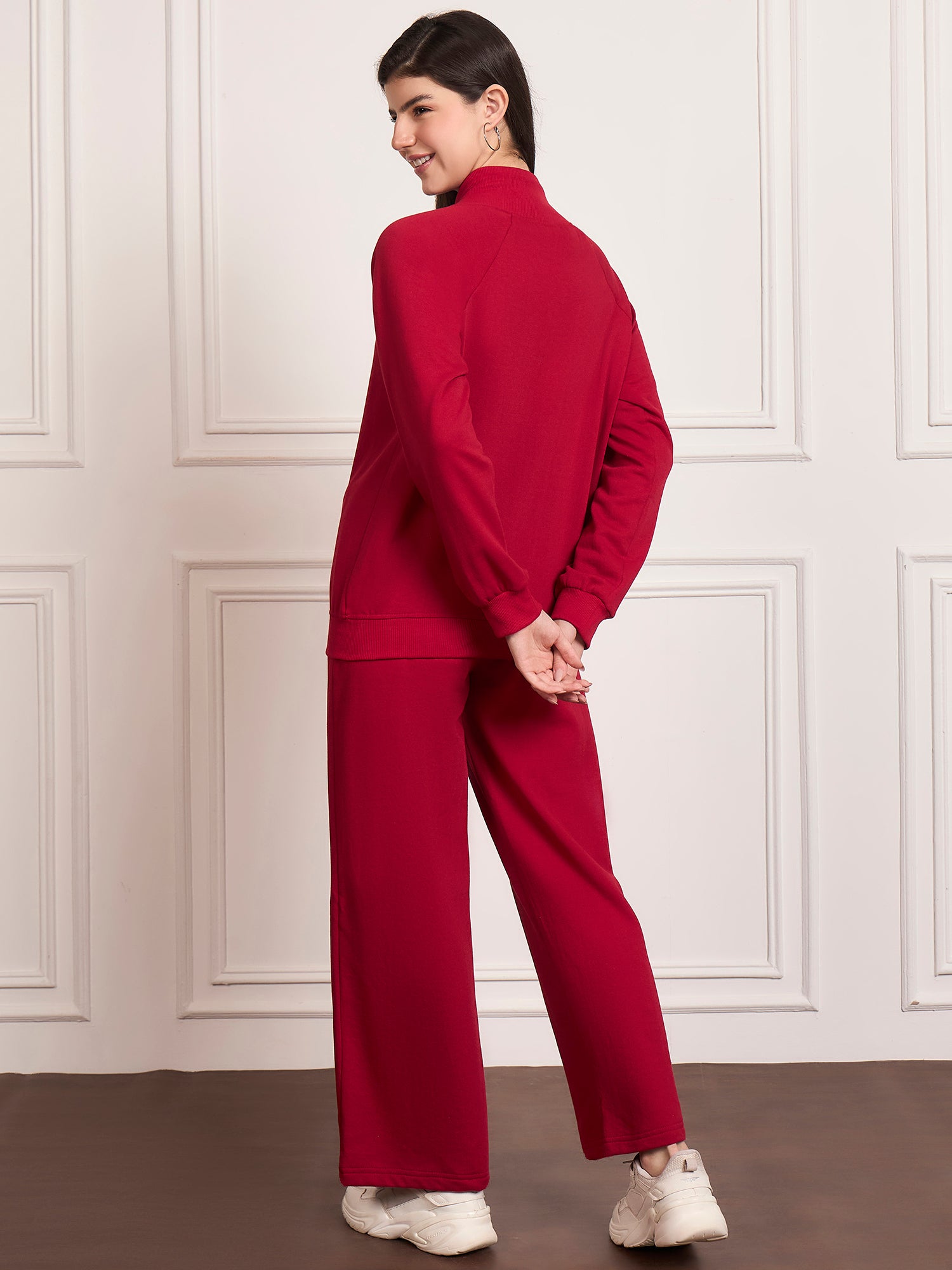 StyleStone Women's  Fleece Tracksuit with Drawstring