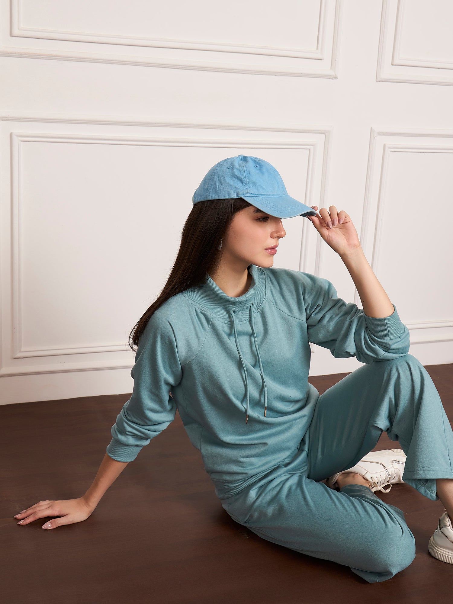 StyleStone Women's  Fleece Tracksuit with Drawstring