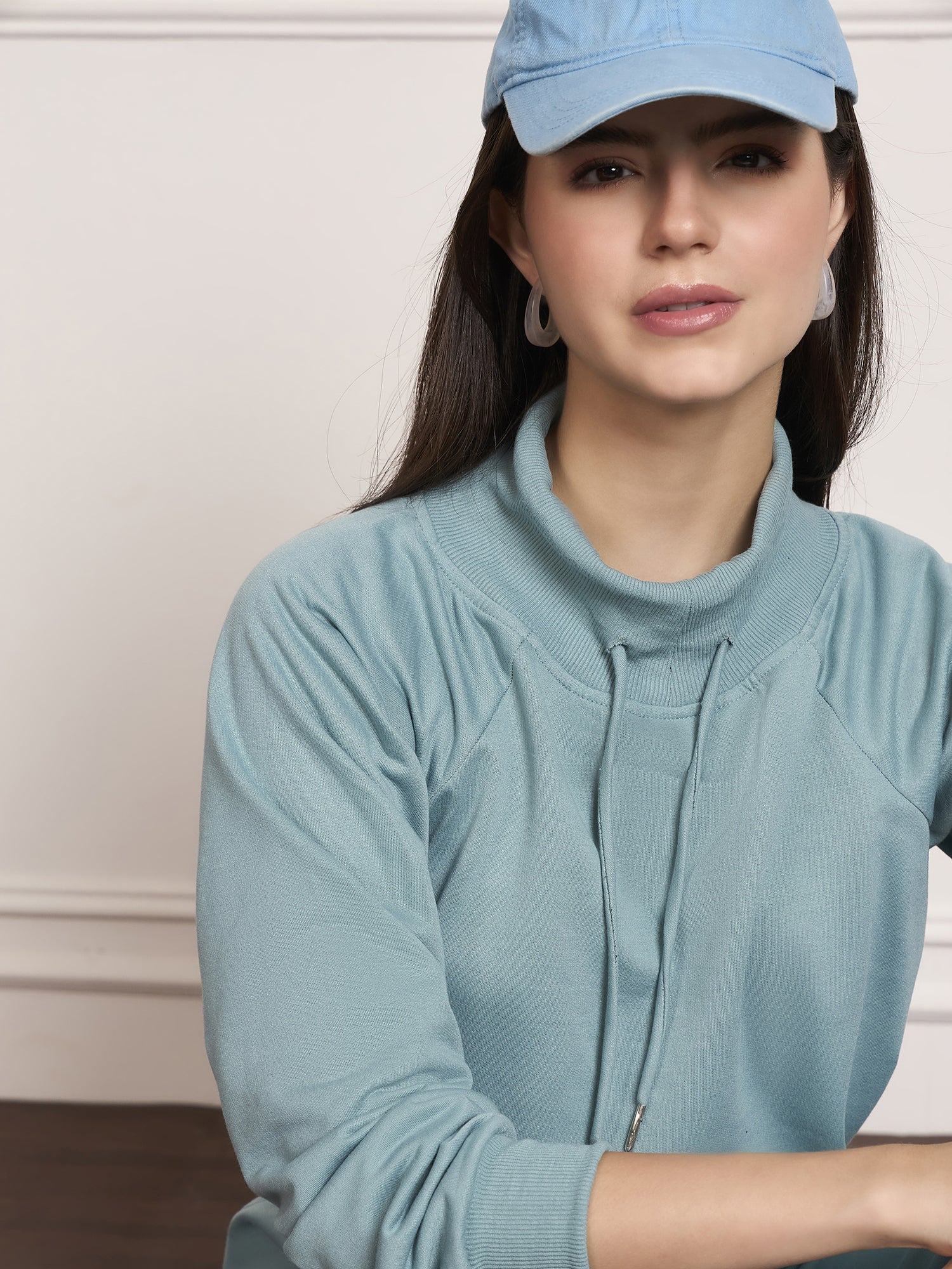 StyleStone Women's  Fleece Tracksuit with Drawstring