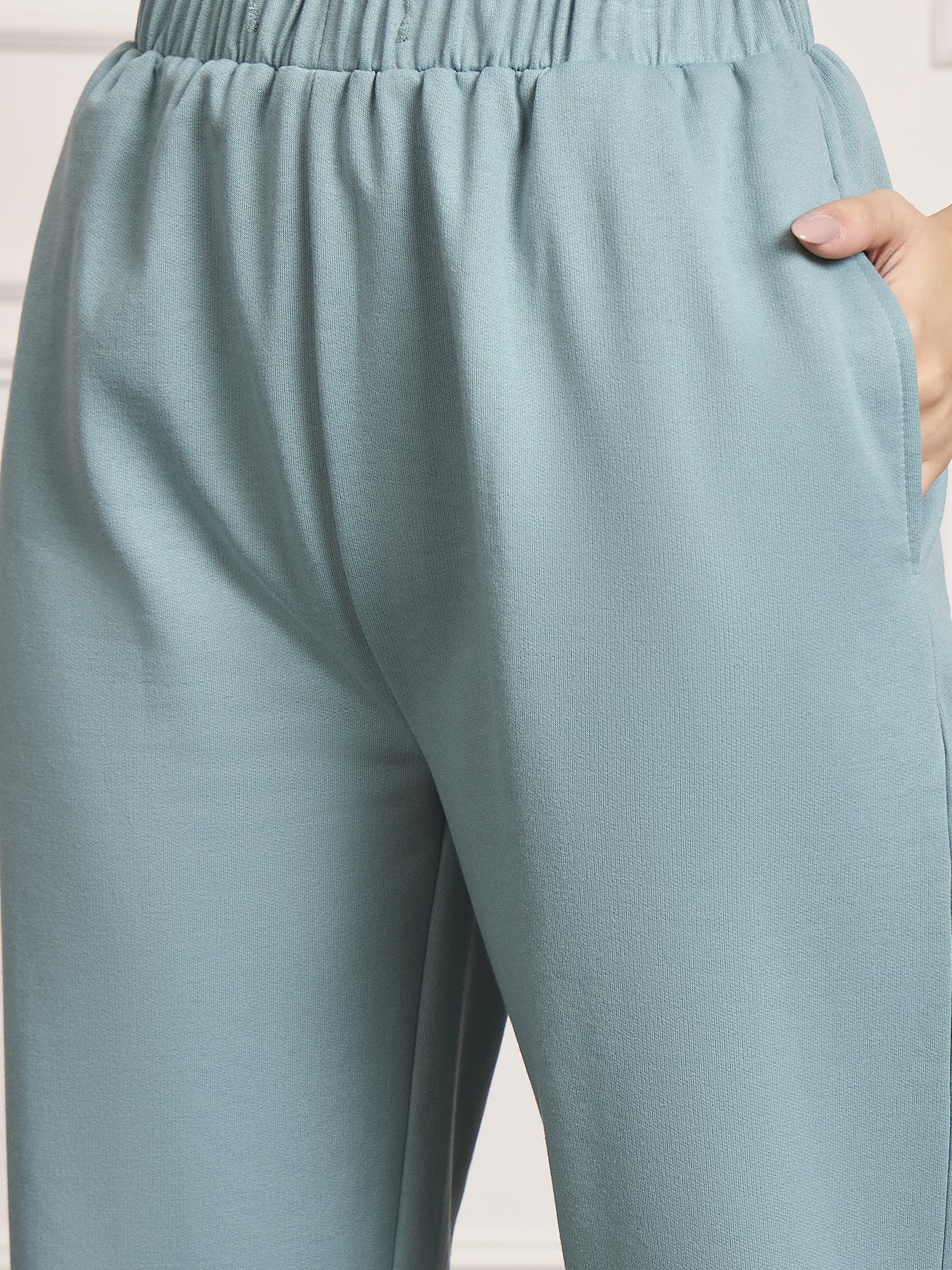 StyleStone Women's  Fleece Tracksuit with Drawstring