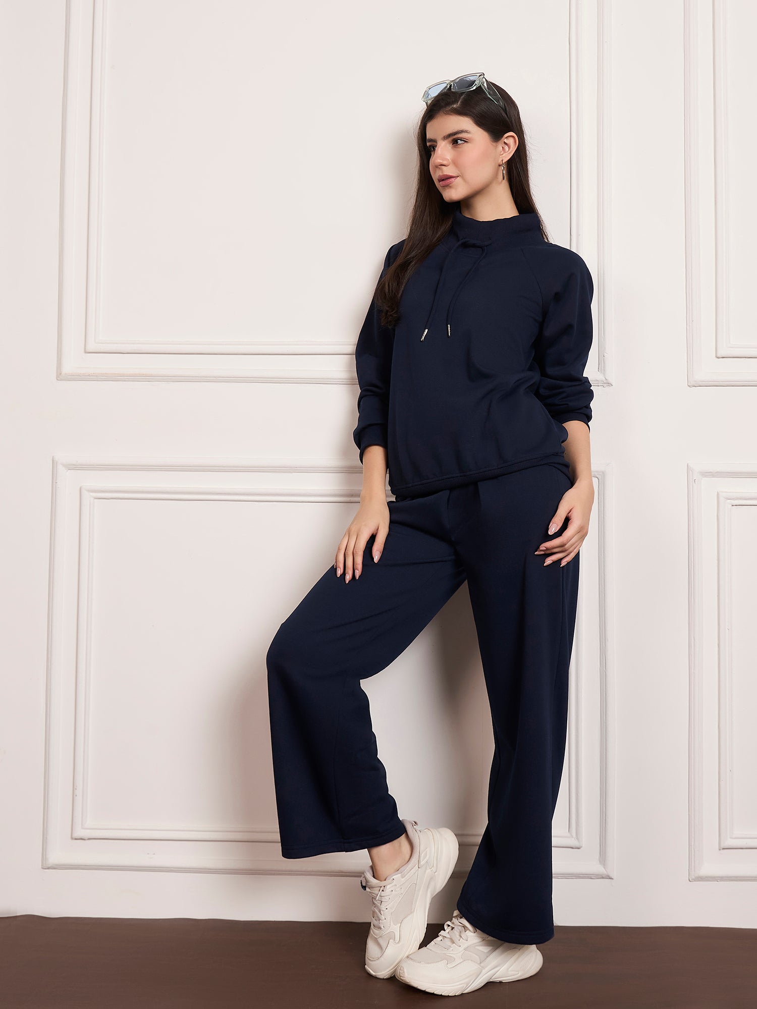 StyleStone Women's  Fleece Tracksuit with Drawstring