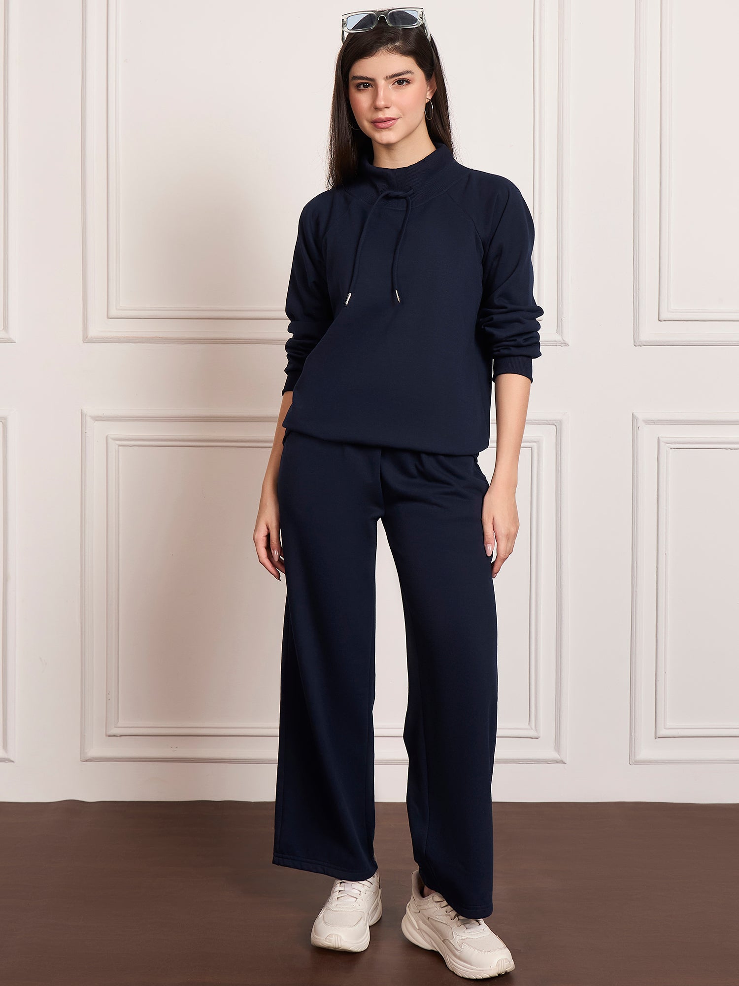 StyleStone Women's  Fleece Tracksuit with Drawstring