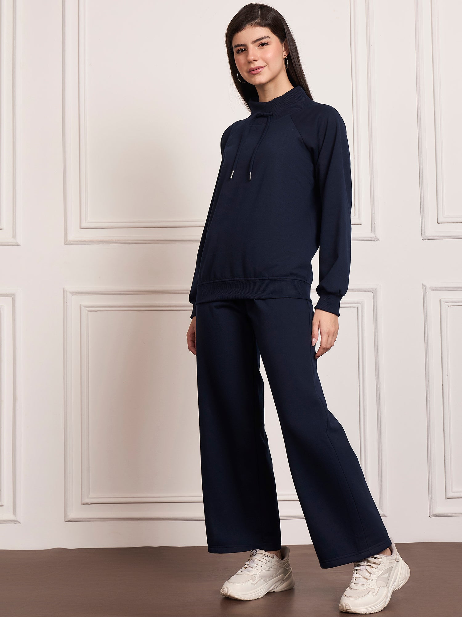 StyleStone Women's  Fleece Tracksuit with Drawstring