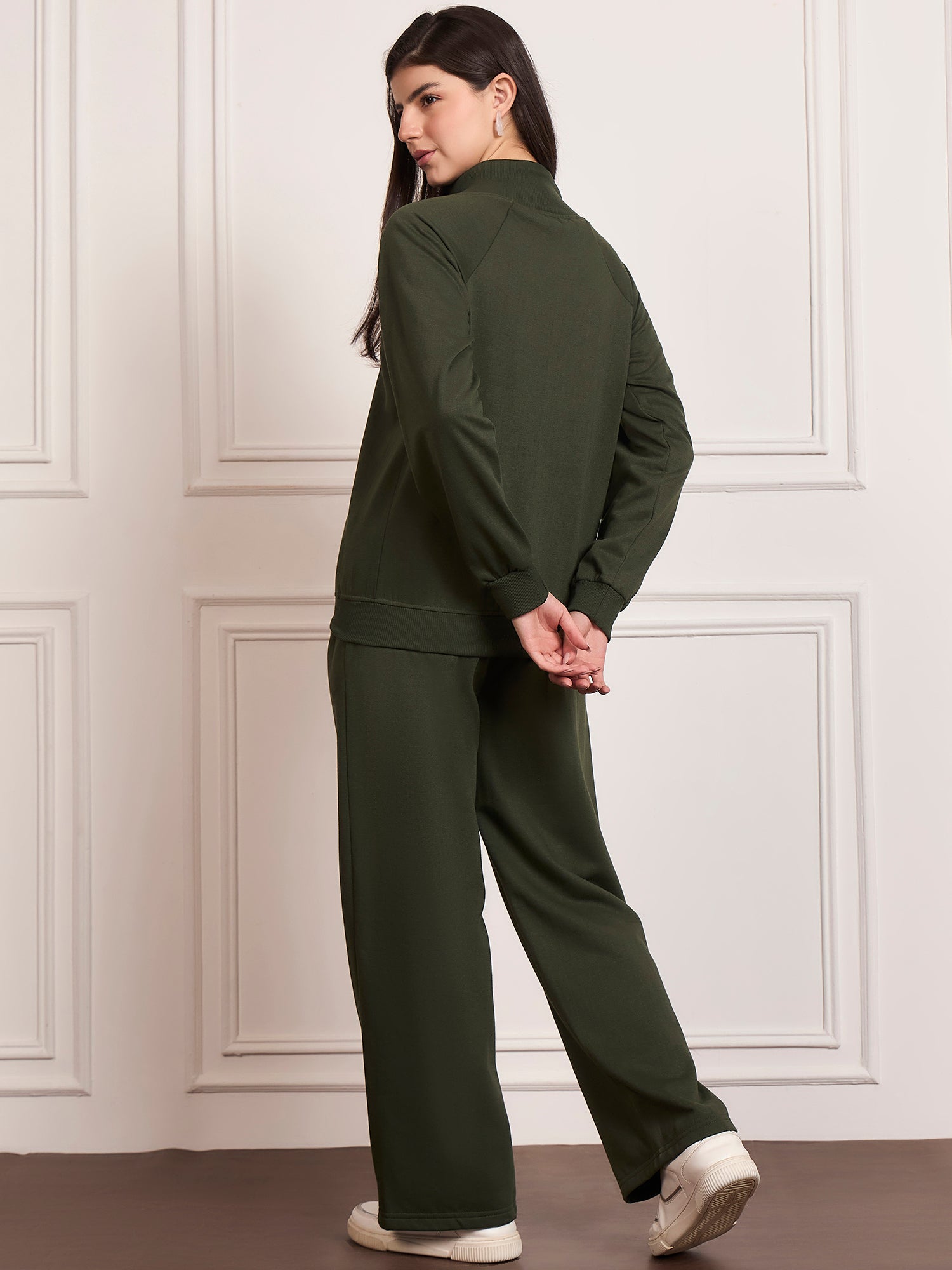 StyleStone Women's  Fleece Tracksuit with Drawstring