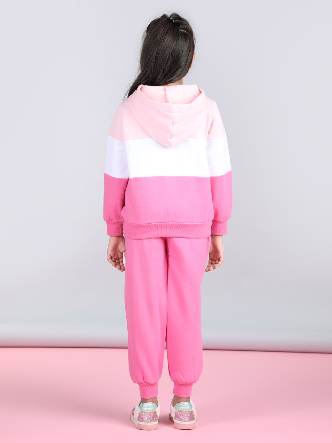 StyleStone Girls Color Blocked Tracksuit