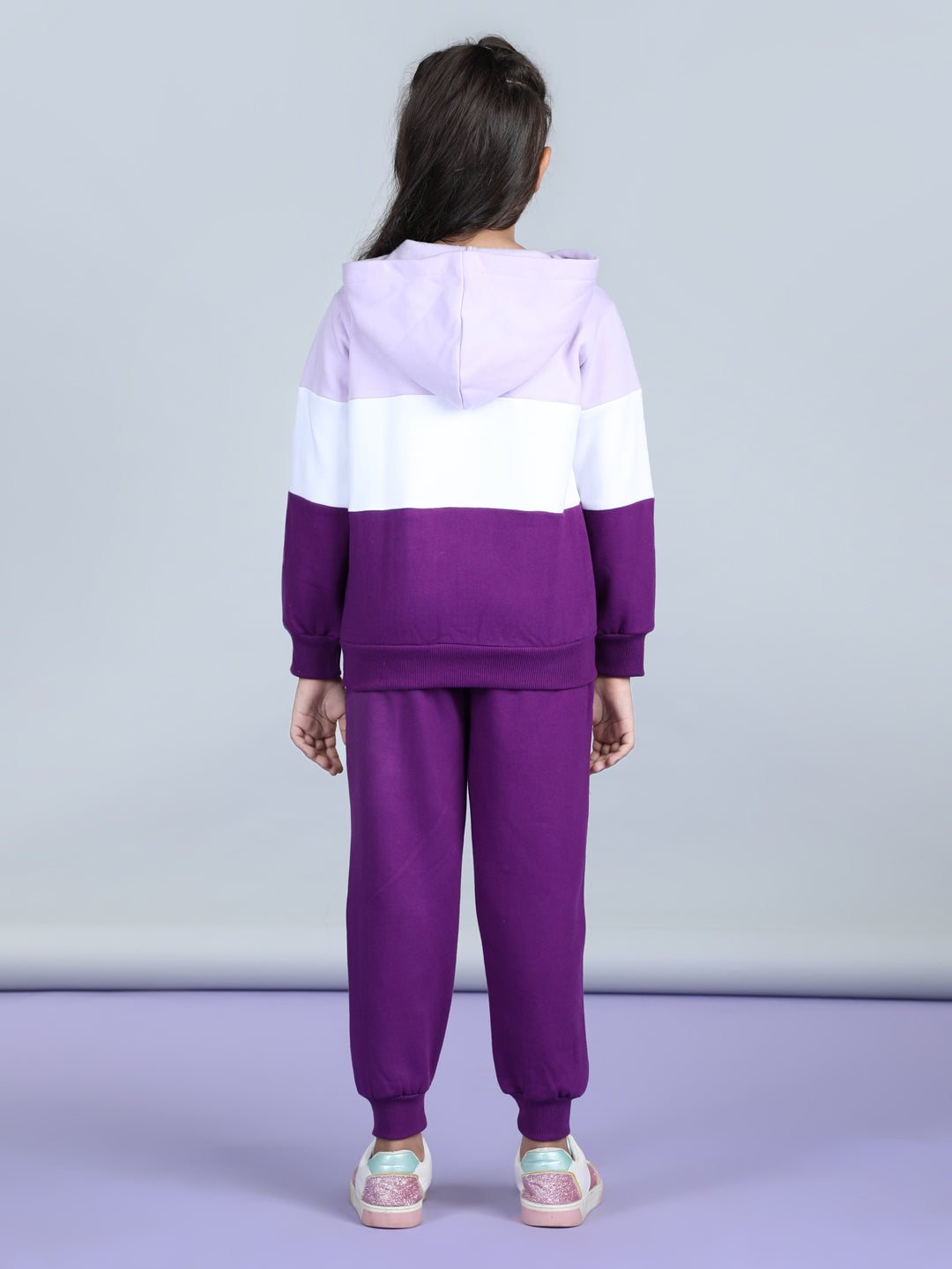 StyleStone Girls Color Blocked Tracksuit