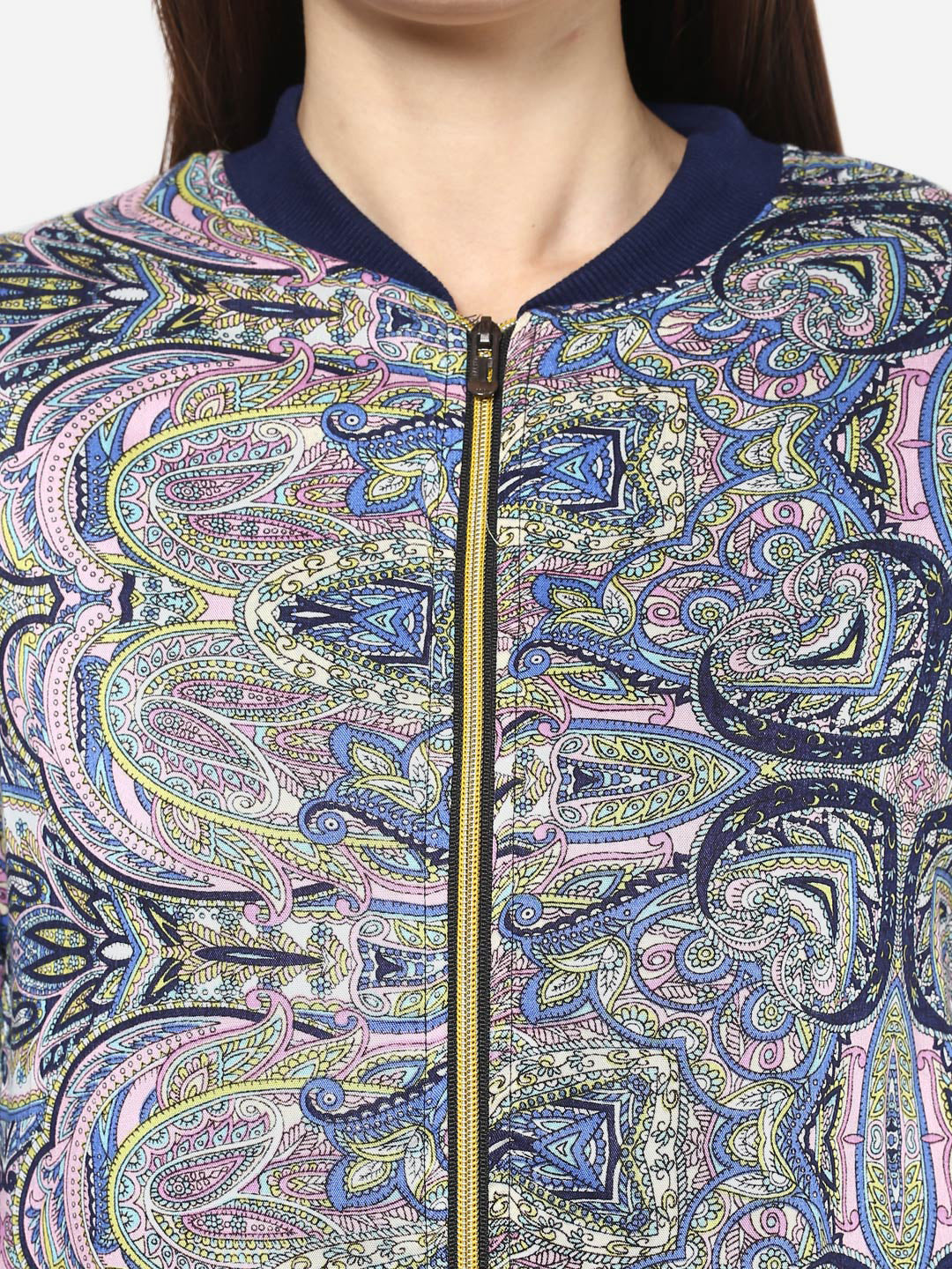 Women's Printed Bomber Jacket