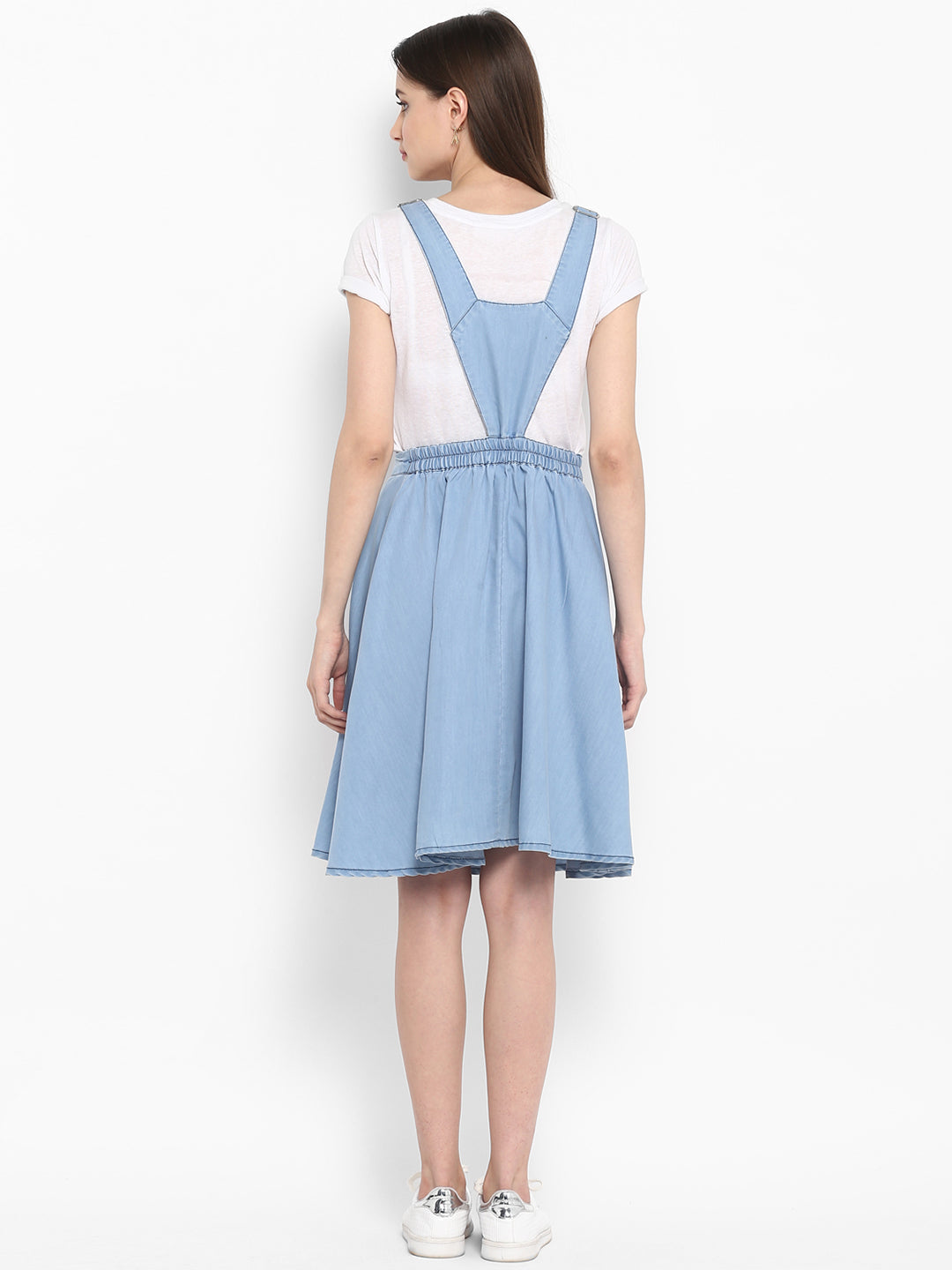 Women's Denim Dungaree Skirt Dress (without inner)