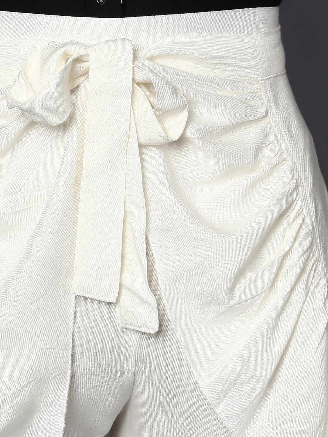 Women's Rayon White Skirt Pants