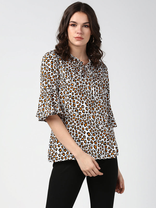 Women's Animal Print Top