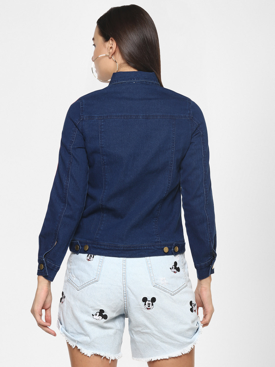 Women's Navy Blue Jacket with Red Tape