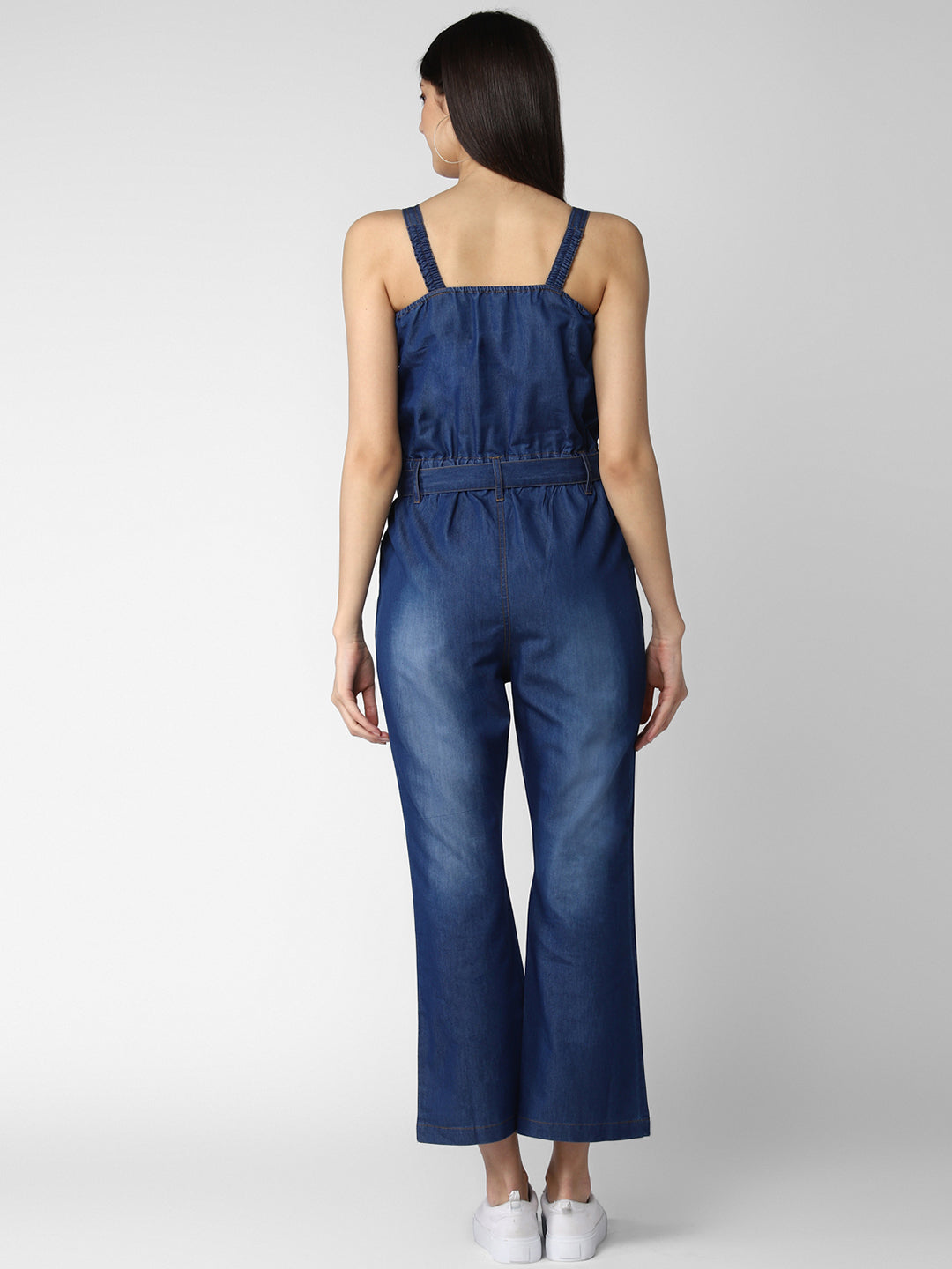 Women's Denim Strap Style Jumpsuit