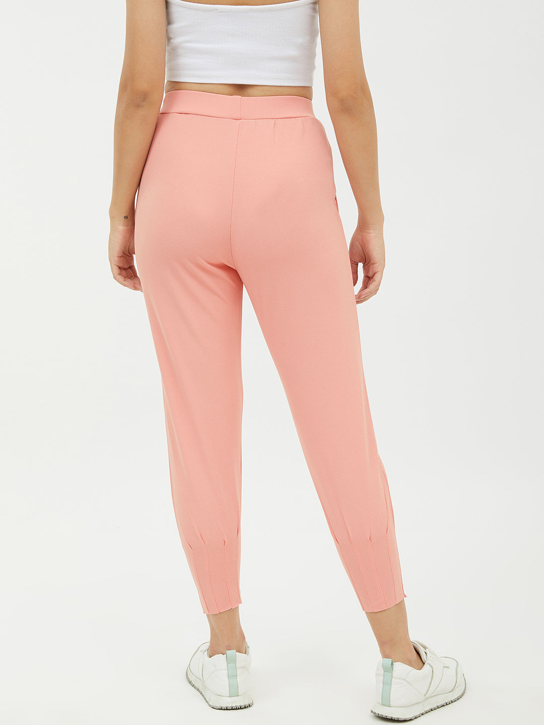 Women's Pink Jogger Style Trousers