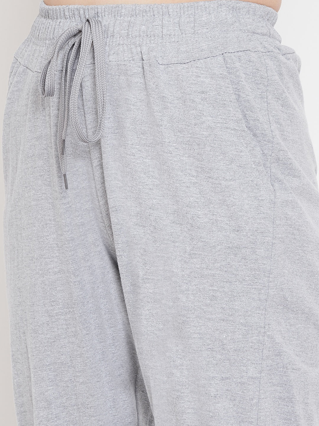 Women's Pack of 2 Track Pants-Light Grey and Maroon