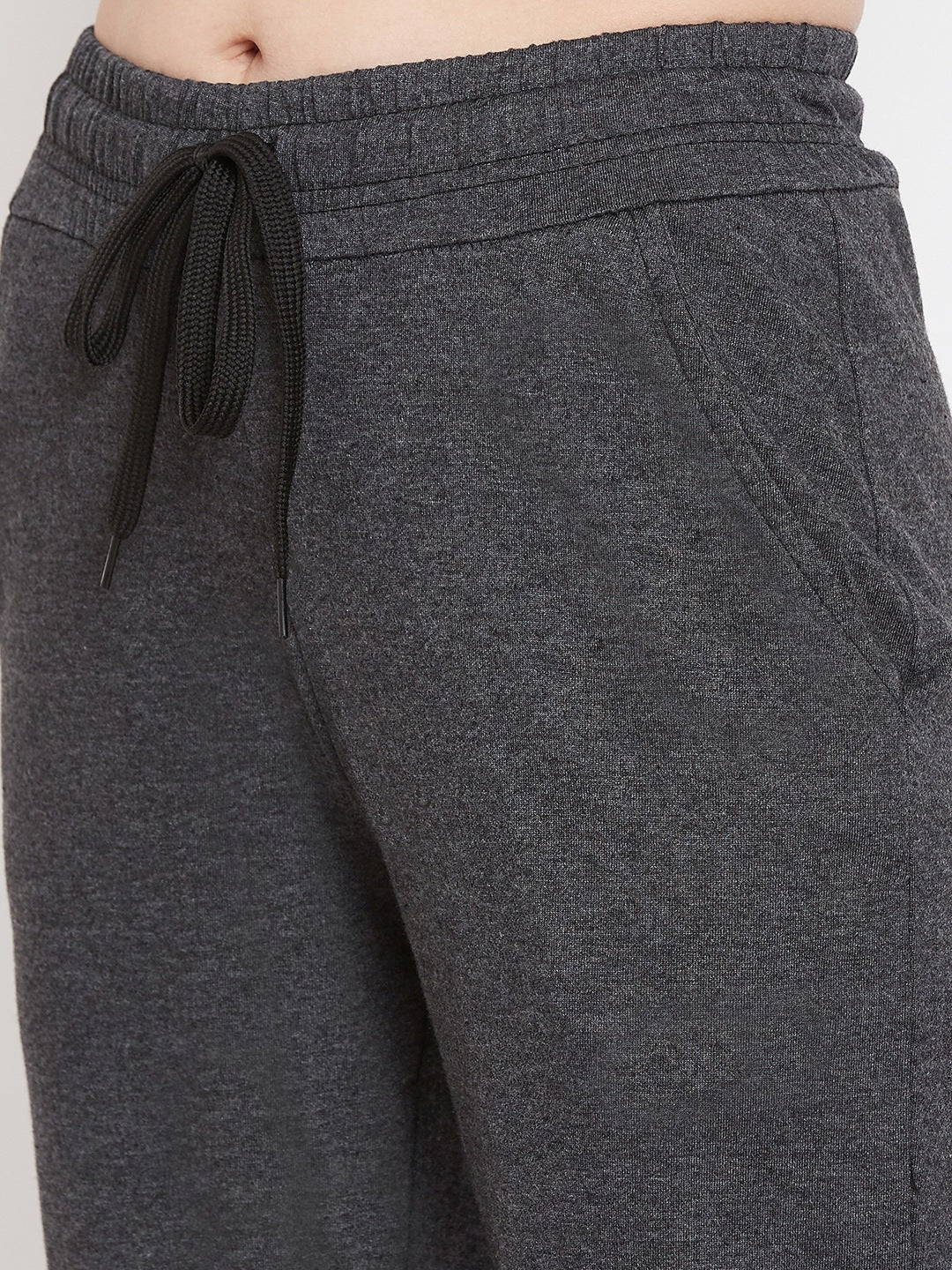 Women's Pack of 2 Track Pants- Black and  Dark Grey
