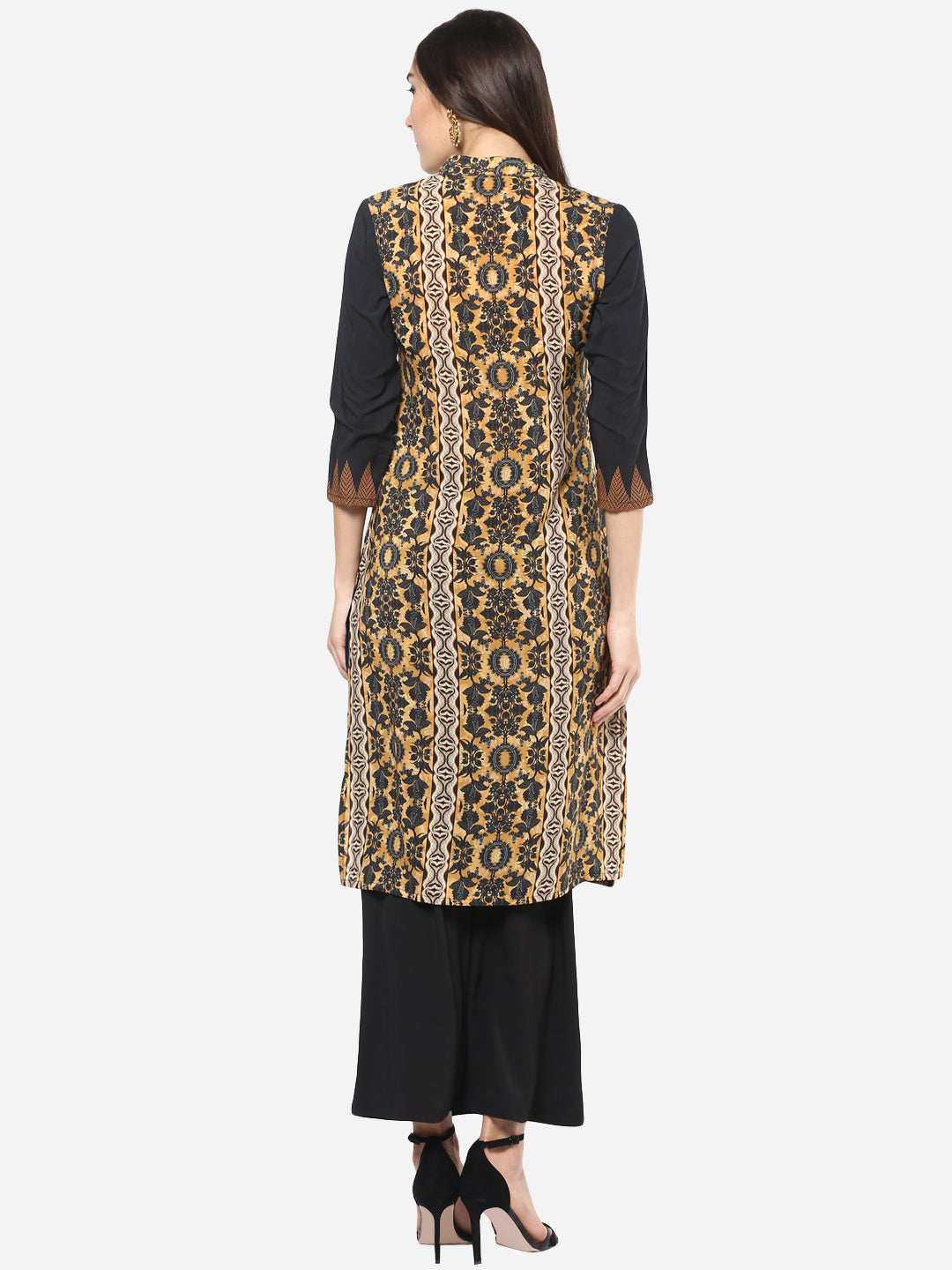 Women's Digital Printed Georgette Kurti