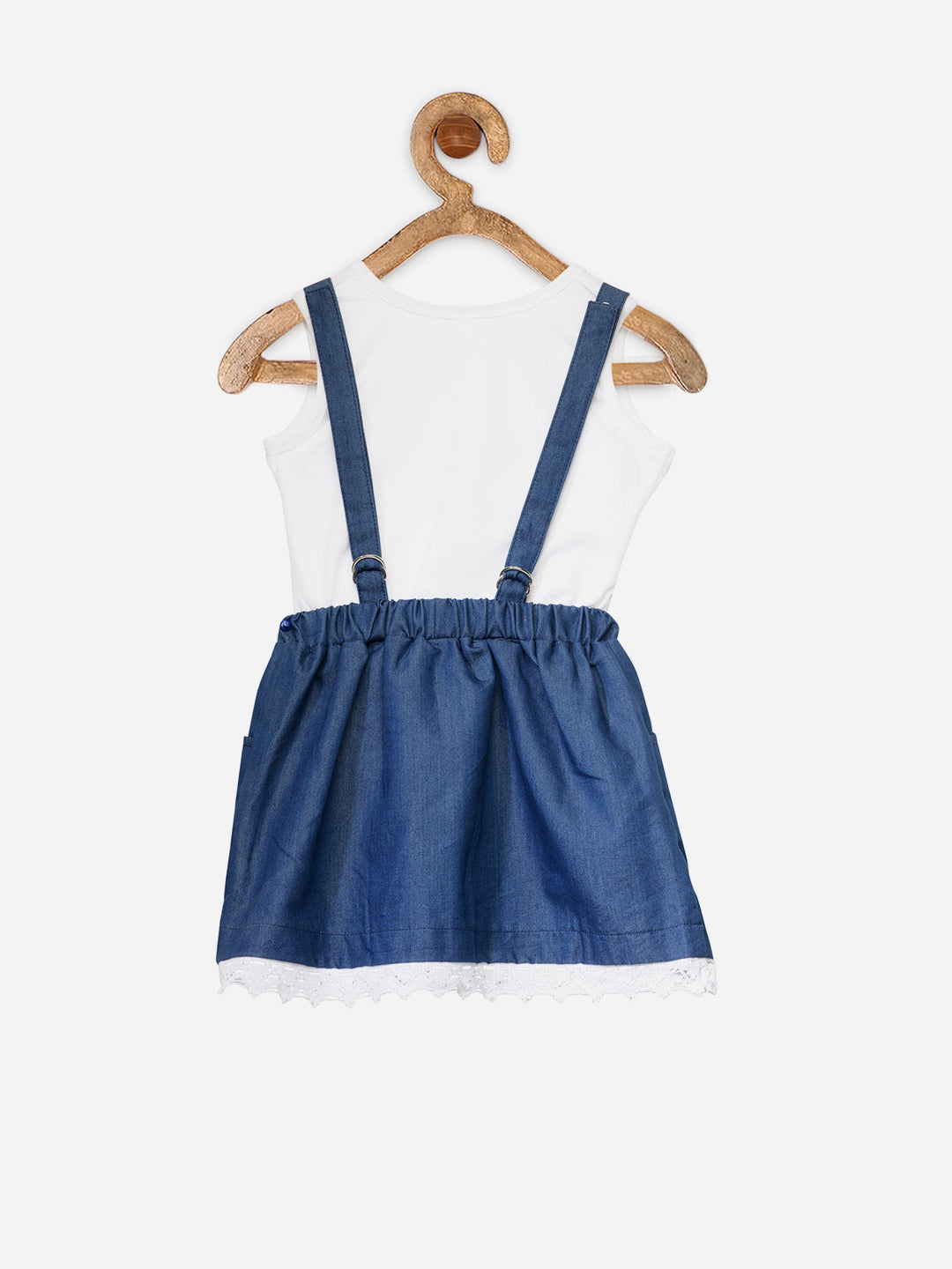 Girls Pinafore Skirt with inner