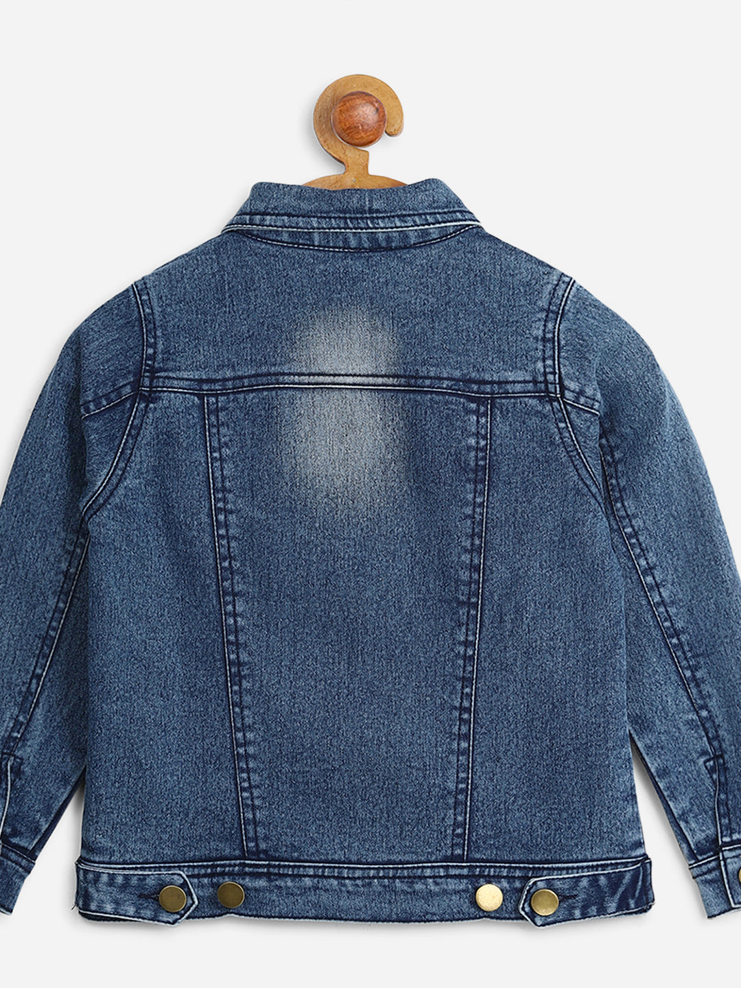 Girls Distress Denim Jacket