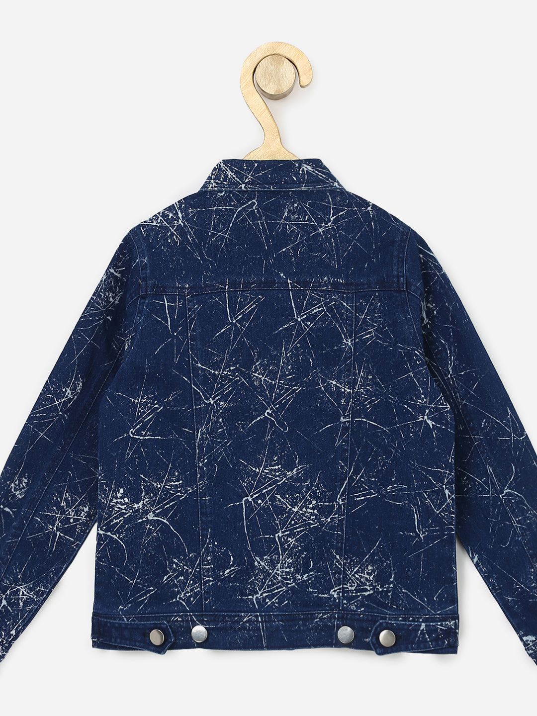 Girls Jacket with Crinkle effect